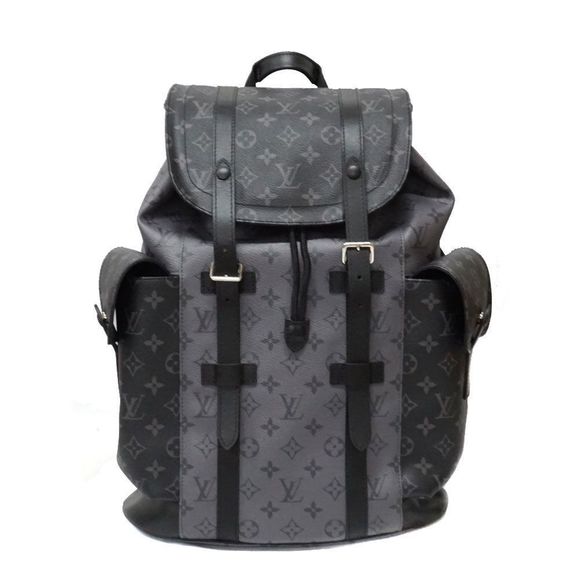 Louis Vuitton Christopher MM Rucksack Backpack Monogram Eclipse Black - Picture 1 of 13